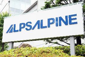 Alps Alpine signage and logo